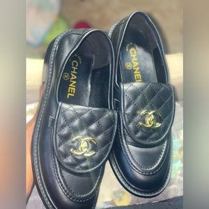 Chanel CC Turnlock Loafers